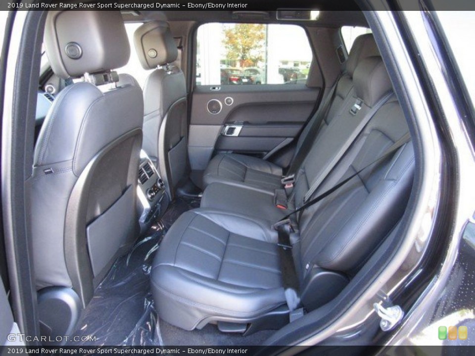 Ebony/Ebony Interior Rear Seat for the 2019 Land Rover Range Rover Sport Supercharged Dynamic #131173283