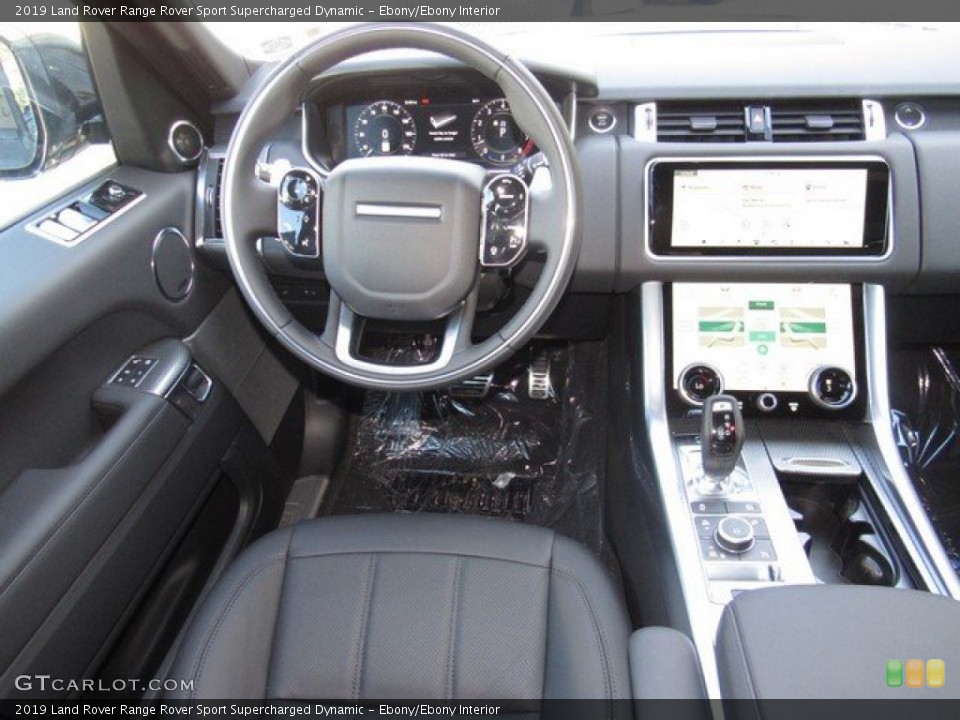 Ebony/Ebony Interior Dashboard for the 2019 Land Rover Range Rover Sport Supercharged Dynamic #131173295