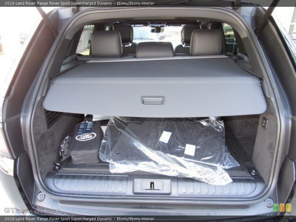 Ebony/Ebony Interior Trunk for the 2019 Land Rover Range Rover Sport Supercharged Dynamic #131173340