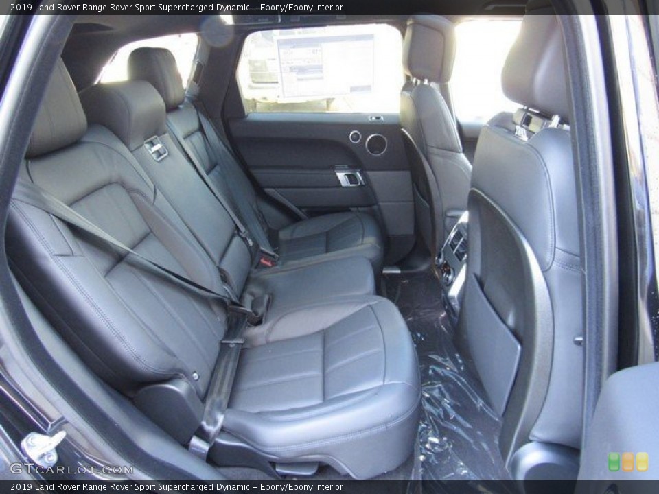 Ebony/Ebony Interior Rear Seat for the 2019 Land Rover Range Rover Sport Supercharged Dynamic #131173358