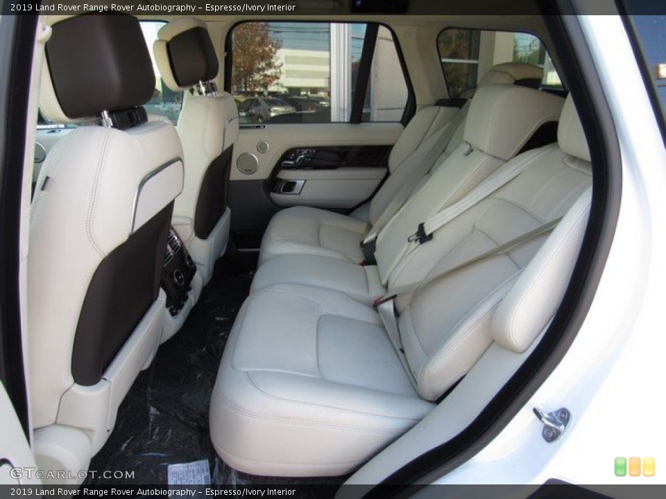 Espresso/Ivory Interior Rear Seat for the 2019 Land Rover Range Rover Autobiography #131173850