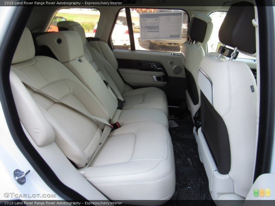 Espresso/Ivory Interior Rear Seat for the 2019 Land Rover Range Rover Autobiography #131173937