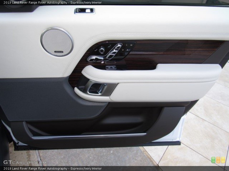 Espresso/Ivory Interior Door Panel for the 2019 Land Rover Range Rover Autobiography #131173952