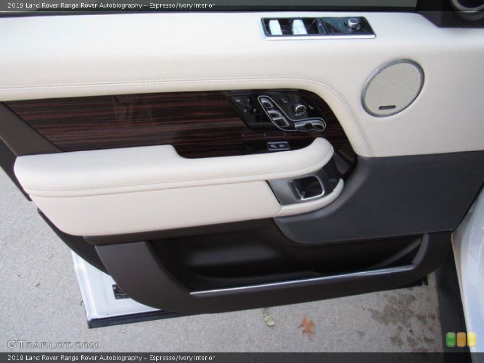 Espresso/Ivory Interior Door Panel for the 2019 Land Rover Range Rover Autobiography #131174051
