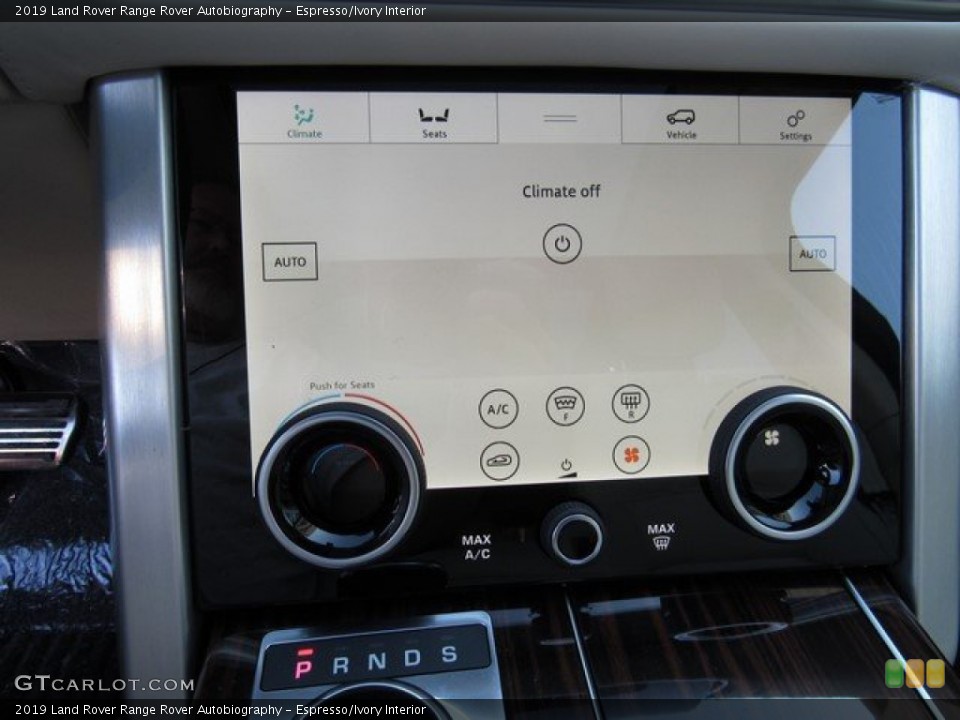 Espresso/Ivory Interior Controls for the 2019 Land Rover Range Rover Autobiography #131174192