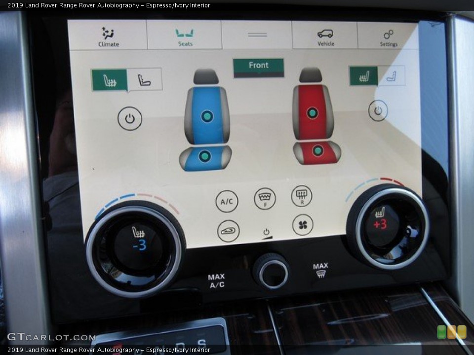 Espresso/Ivory Interior Controls for the 2019 Land Rover Range Rover Autobiography #131174210