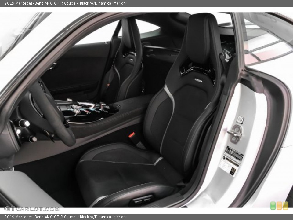 Black w/Dinamica Interior Front Seat for the 2019 Mercedes-Benz AMG GT R Coupe #131175050