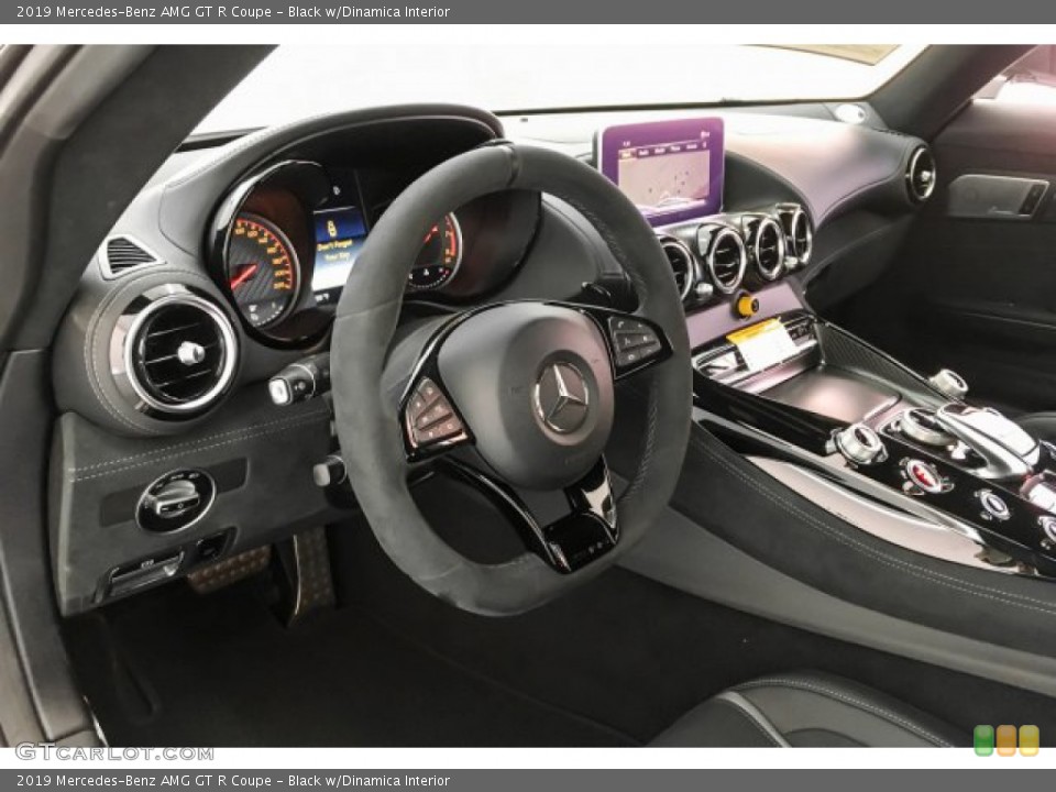 Black w/Dinamica Interior Steering Wheel for the 2019 Mercedes-Benz AMG GT R Coupe #131175197