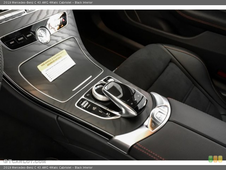 Black Interior Controls for the 2019 Mercedes-Benz C 43 AMG 4Matic Cabriolet #131191764