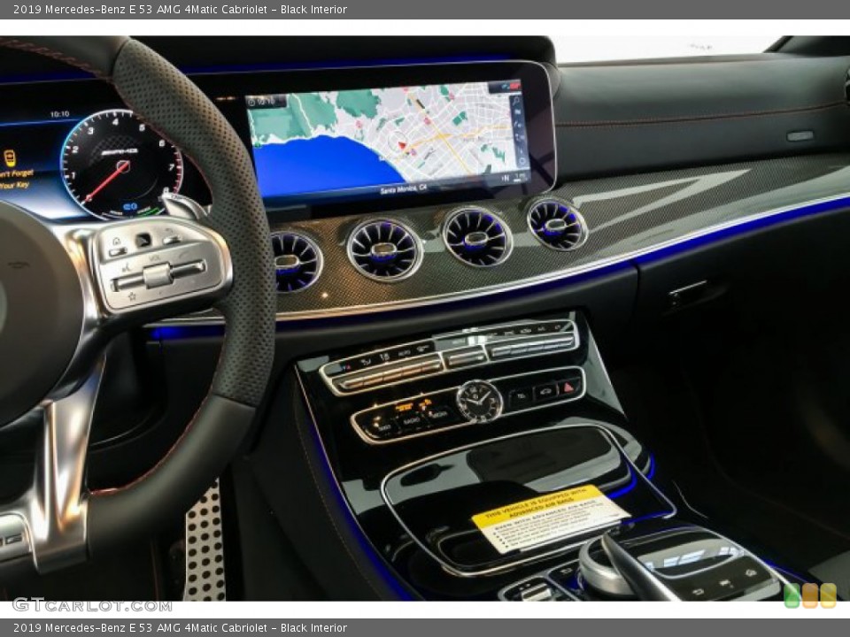 Black Interior Controls for the 2019 Mercedes-Benz E 53 AMG 4Matic Cabriolet #131192973
