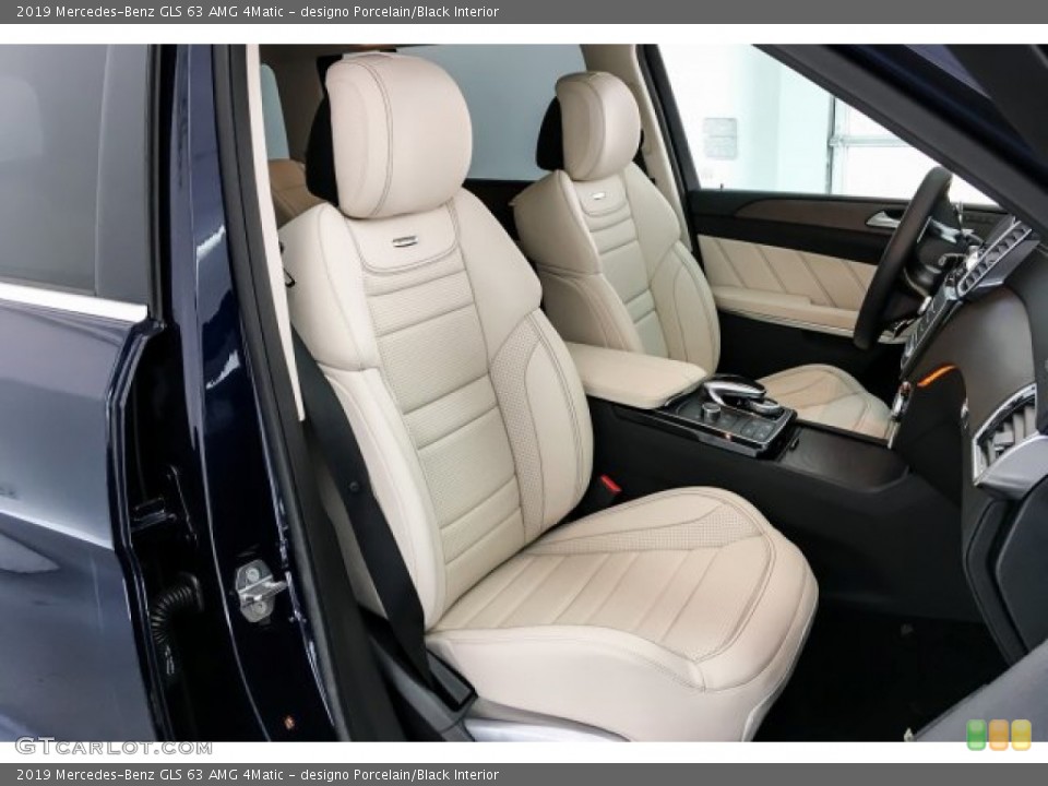 designo Porcelain/Black Interior Front Seat for the 2019 Mercedes-Benz GLS 63 AMG 4Matic #131193435