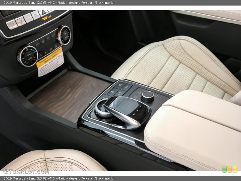 designo Porcelain/Black Interior Controls for the 2019 Mercedes-Benz GLS 63 AMG 4Matic #131193534