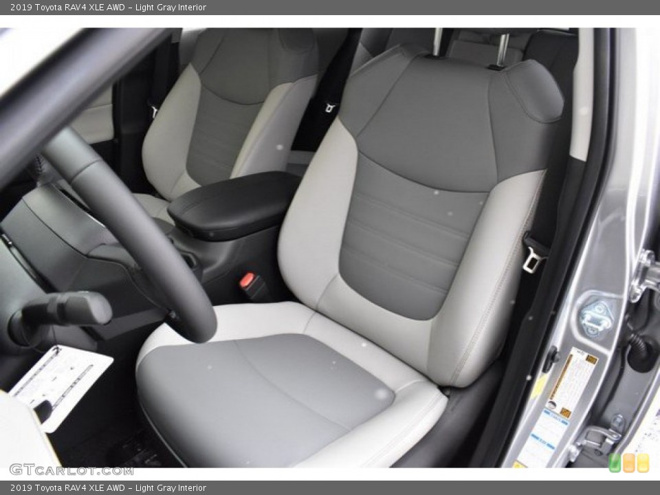 Light Gray Interior Front Seat for the 2019 Toyota RAV4 XLE AWD #131195478