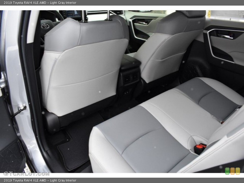 Light Gray Interior Rear Seat for the 2019 Toyota RAV4 XLE AWD #131195754