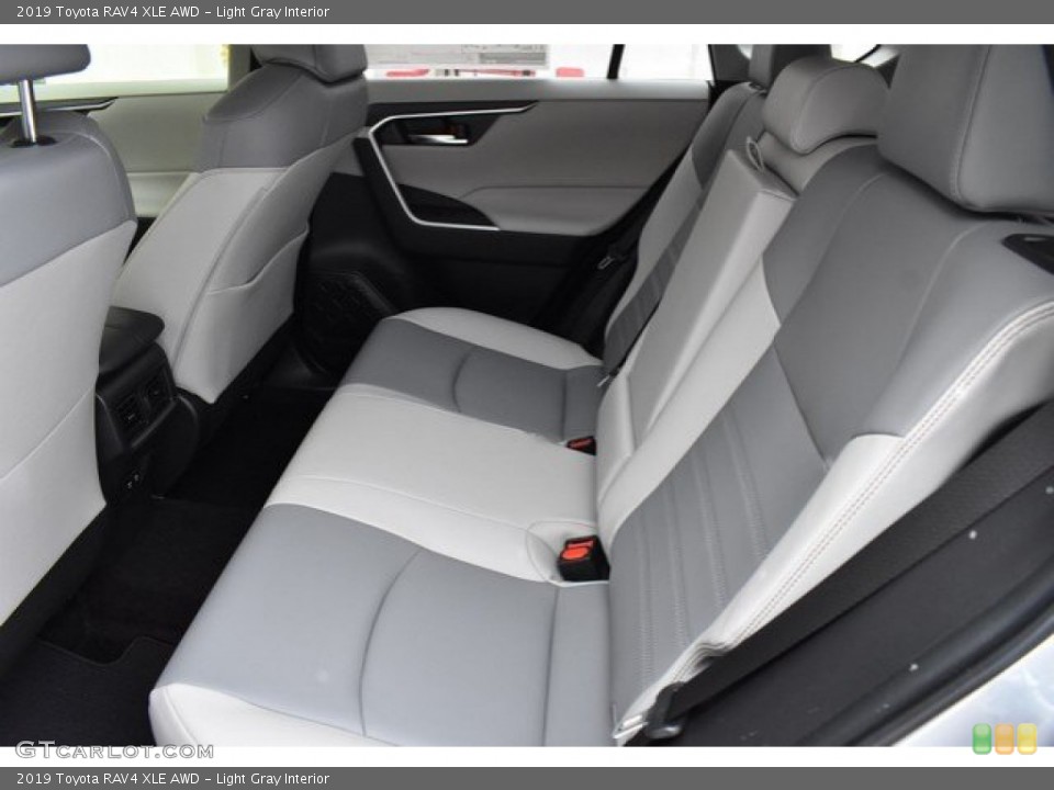 Light Gray Interior Rear Seat for the 2019 Toyota RAV4 XLE AWD #131195781