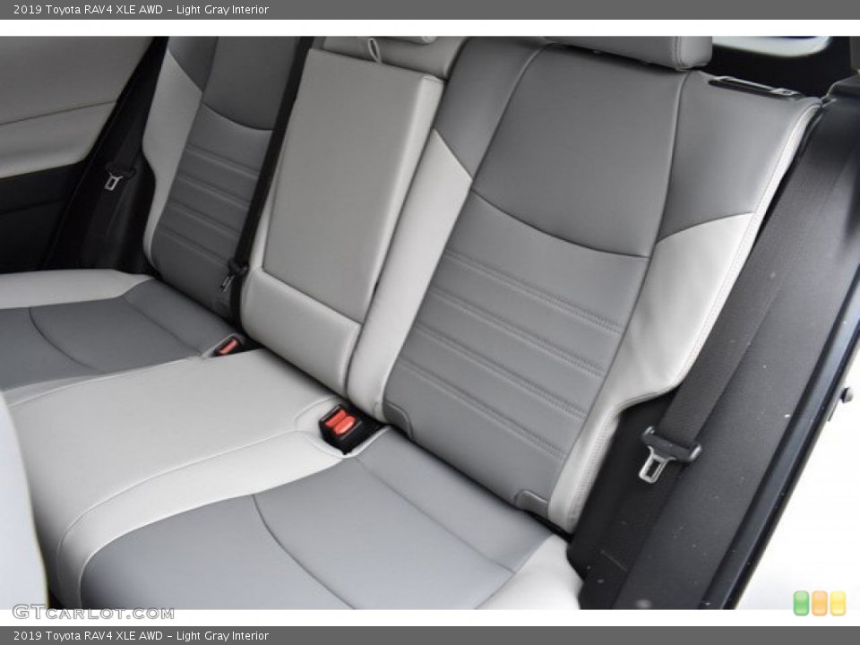 Light Gray Interior Rear Seat for the 2019 Toyota RAV4 XLE AWD #131195814