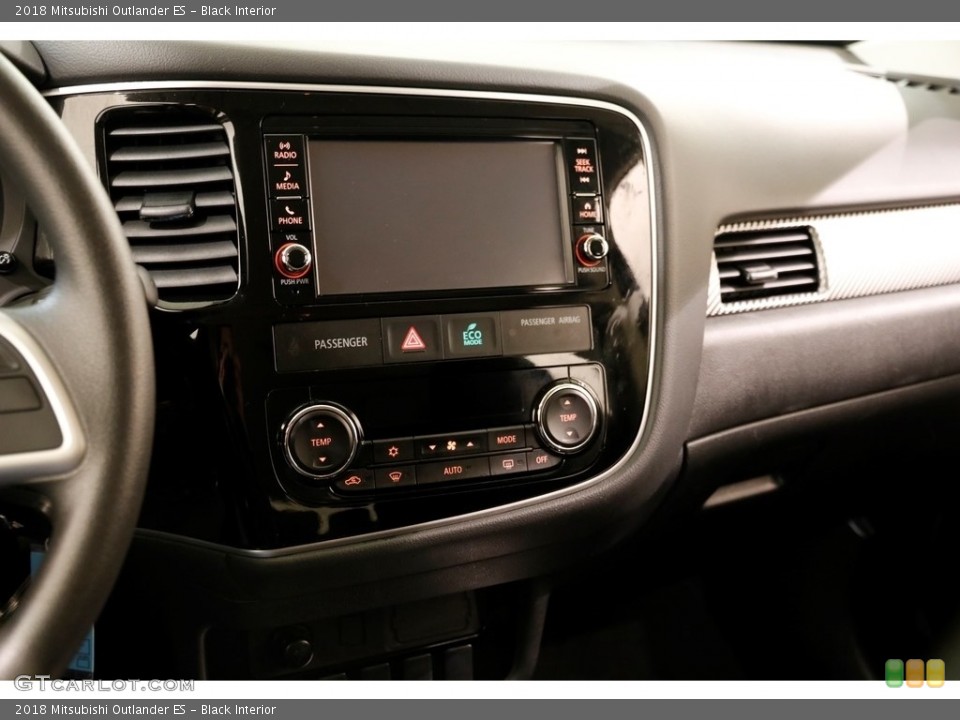 Black Interior Controls for the 2018 Mitsubishi Outlander ES #131197104