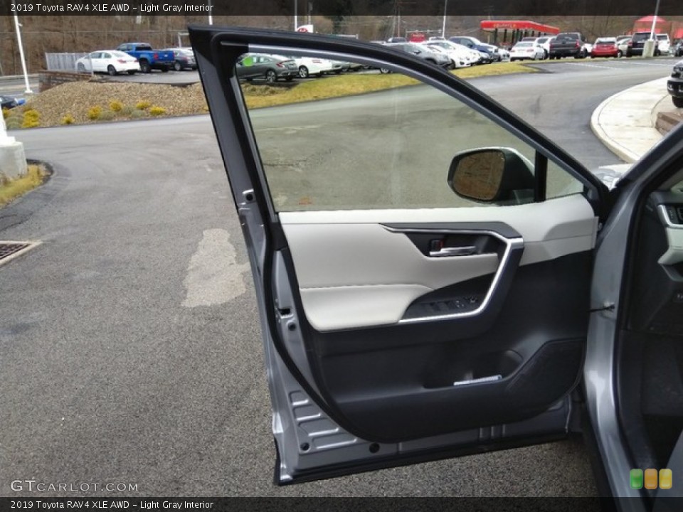 Light Gray Interior Door Panel for the 2019 Toyota RAV4 XLE AWD #131204009