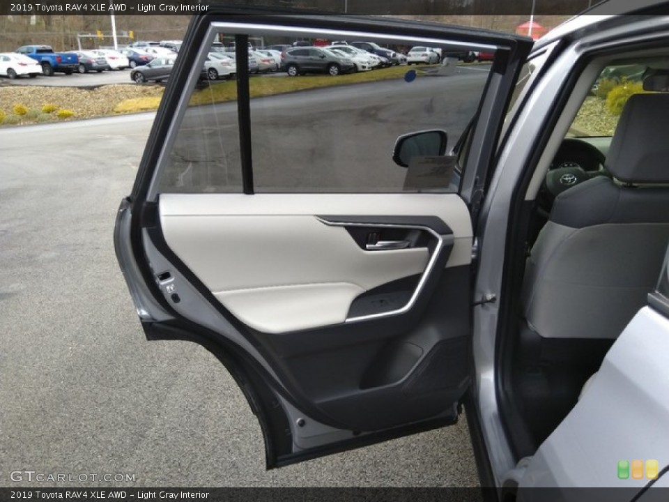 Light Gray Interior Door Panel for the 2019 Toyota RAV4 XLE AWD #131204084