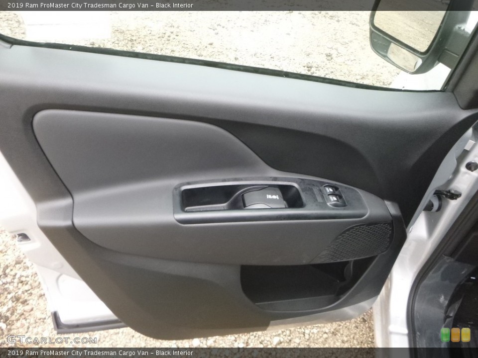 Black Interior Door Panel for the 2019 Ram ProMaster City Tradesman Cargo Van #131206478