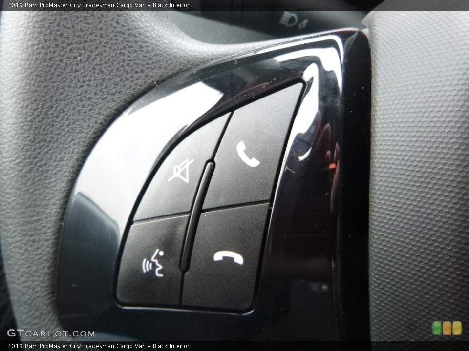 Black Interior Steering Wheel for the 2019 Ram ProMaster City Tradesman Cargo Van #131206577