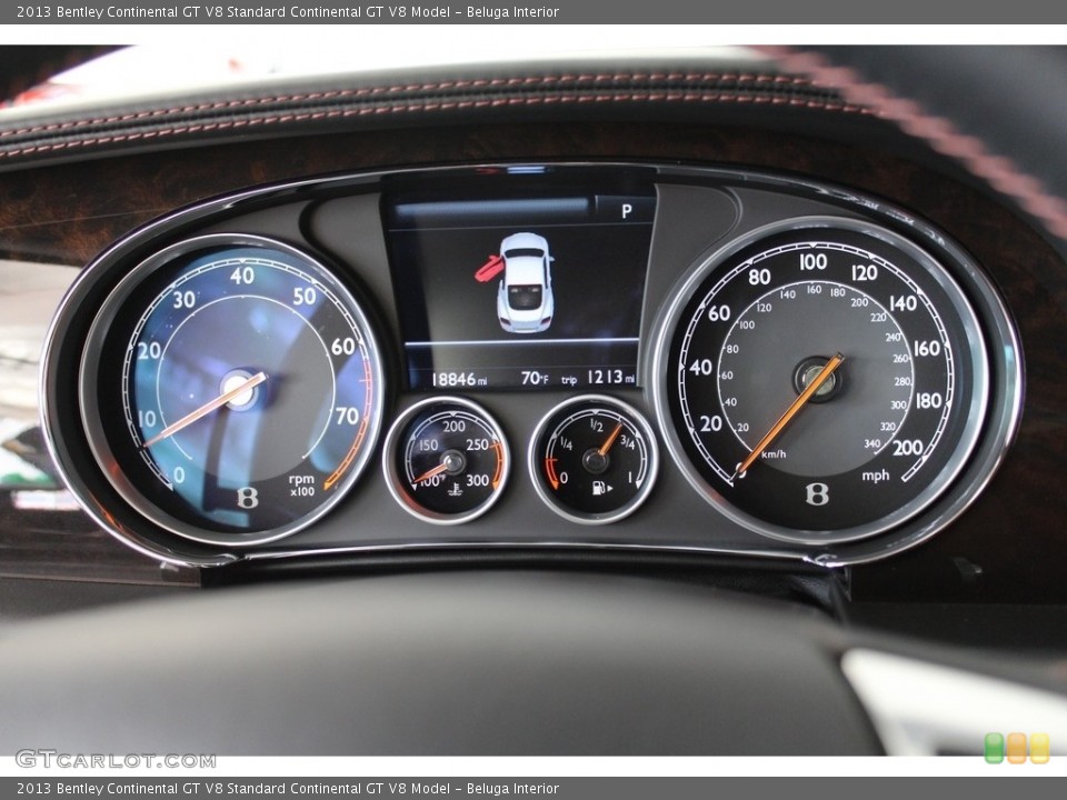 Beluga Interior Gauges for the 2013 Bentley Continental GT V8  #131215280