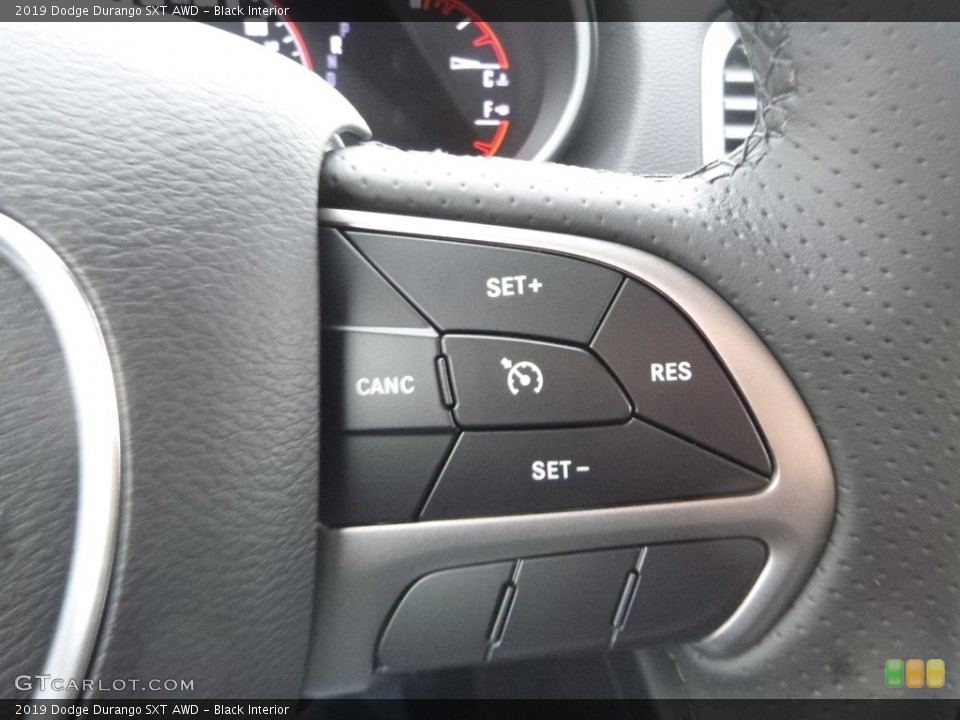 Black Interior Steering Wheel for the 2019 Dodge Durango SXT AWD #131216393