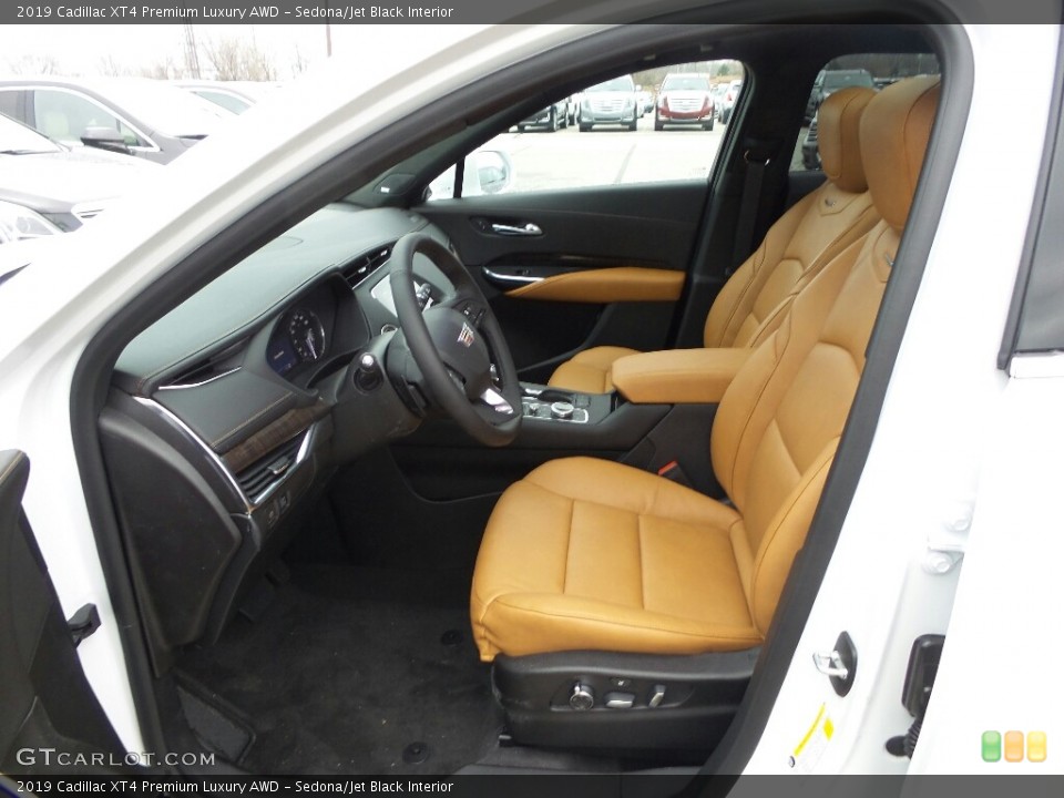 Sedona/Jet Black Interior Front Seat for the 2019 Cadillac XT4 Premium Luxury AWD #131221125