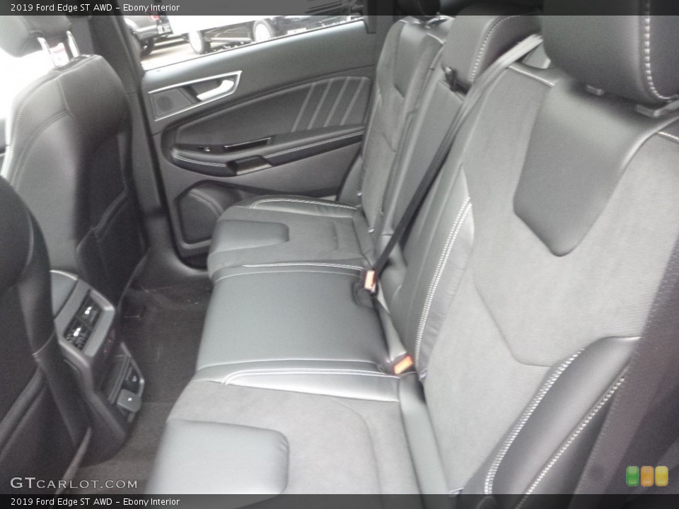 Ebony Interior Rear Seat for the 2019 Ford Edge ST AWD #131226057