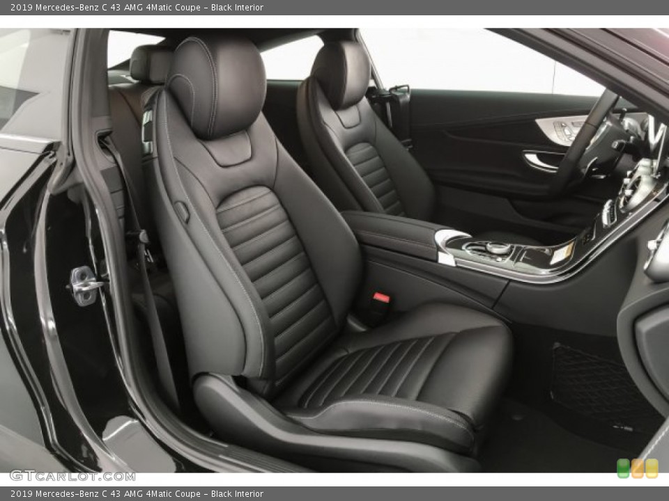 Black Interior Front Seat for the 2019 Mercedes-Benz C 43 AMG 4Matic Coupe #131227725