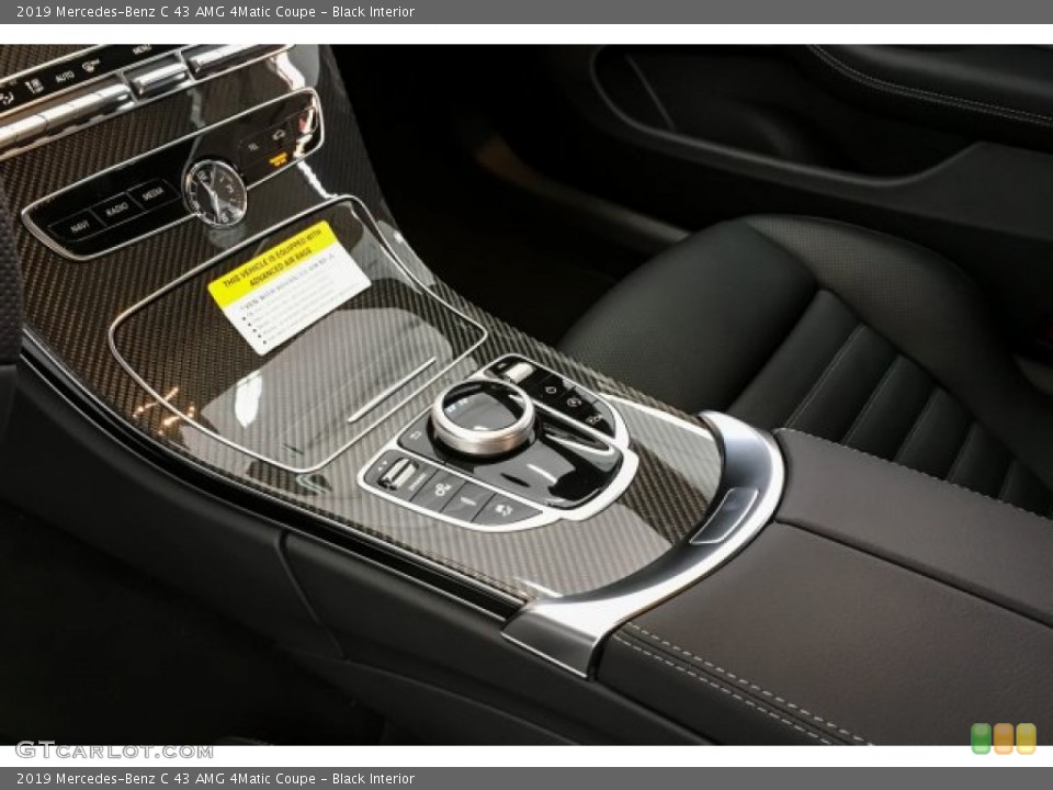 Black Interior Controls for the 2019 Mercedes-Benz C 43 AMG 4Matic Coupe #131227800