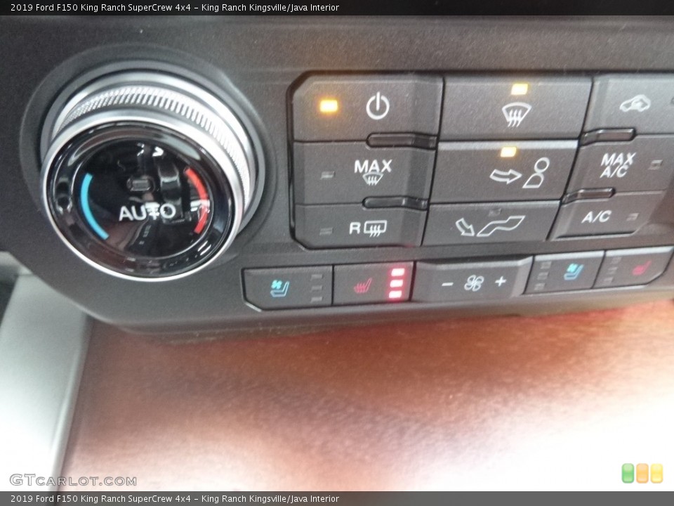 King Ranch Kingsville/Java Interior Controls for the 2019 Ford F150 King Ranch SuperCrew 4x4 #131227806