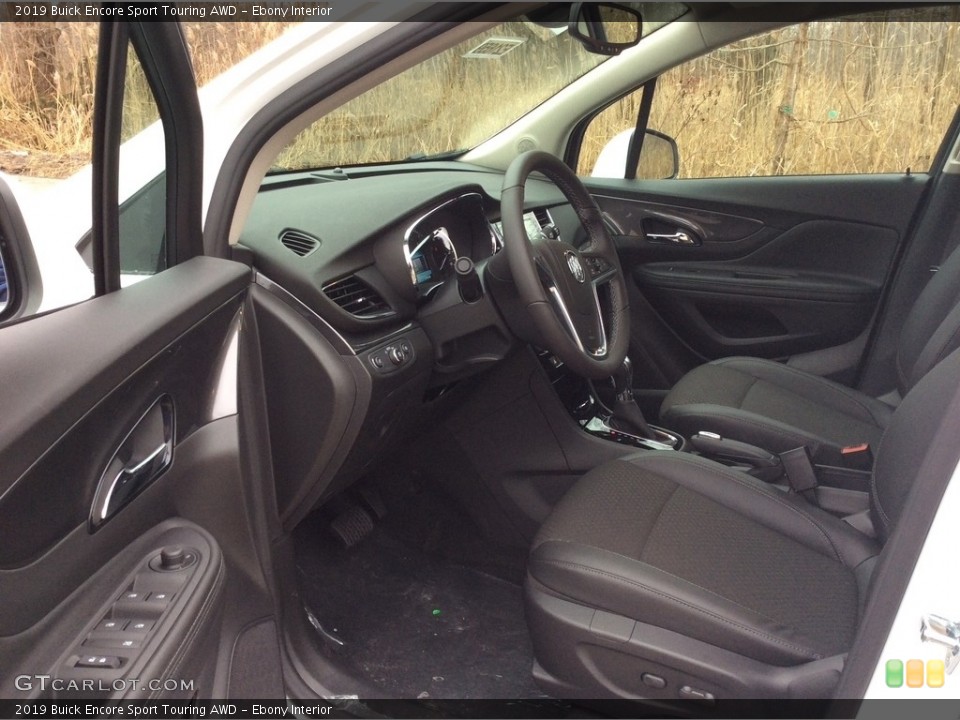 Ebony Interior Front Seat for the 2019 Buick Encore Sport Touring AWD #131231466