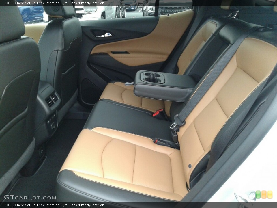 Jet Black/Brandy Interior Rear Seat for the 2019 Chevrolet Equinox Premier #131235363