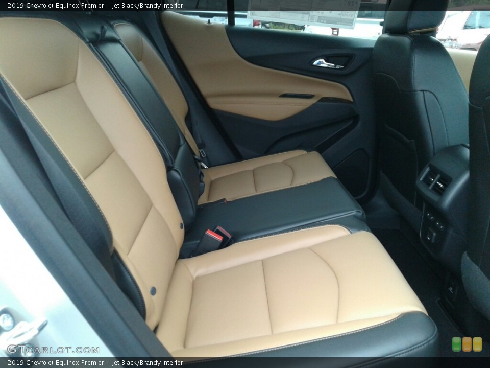 Jet Black/Brandy Interior Rear Seat for the 2019 Chevrolet Equinox Premier #131235384