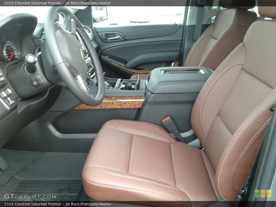 Jet Black/Mahogany Interior Front Seat for the 2019 Chevrolet Suburban Premier #131236164