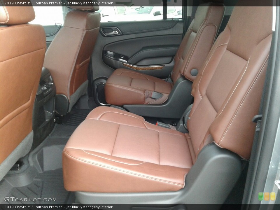 Jet Black/Mahogany Interior Rear Seat for the 2019 Chevrolet Suburban Premier #131236176