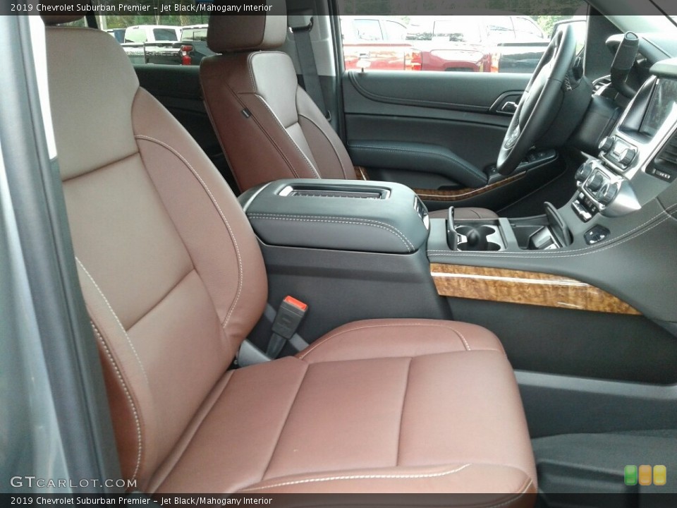 Jet Black/Mahogany Interior Front Seat for the 2019 Chevrolet Suburban Premier #131236206