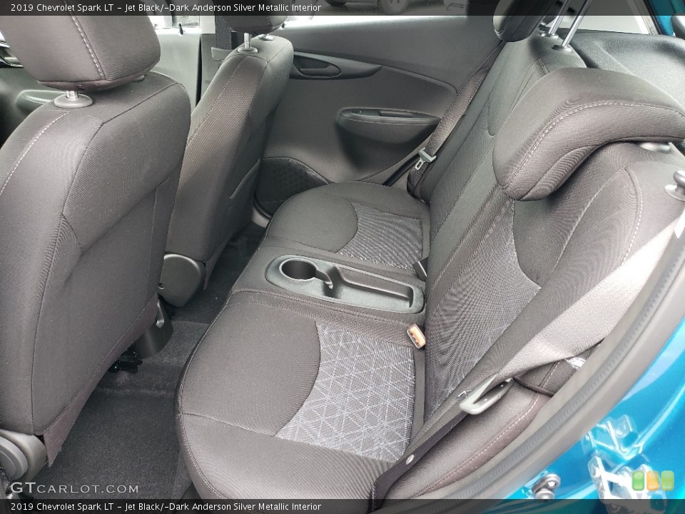 Jet Black/­Dark Anderson Silver Metallic Interior Rear Seat for the 2019 Chevrolet Spark LT #131246658