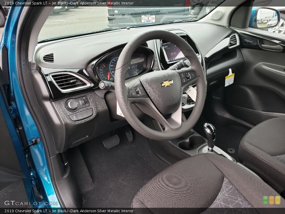 Jet Black/­Dark Anderson Silver Metallic Interior Photo for the 2019 Chevrolet Spark LT #131246682