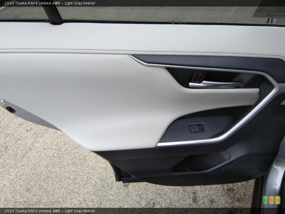 Light Gray Interior Door Panel for the 2019 Toyota RAV4 Limited AWD #131253103