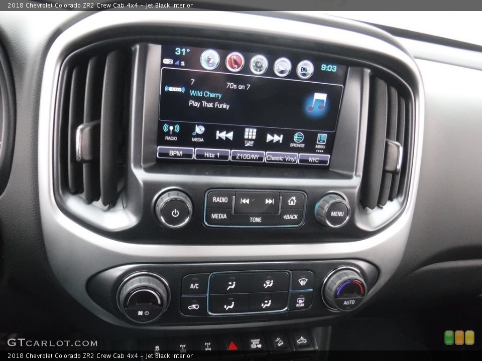 Jet Black Interior Controls for the 2018 Chevrolet Colorado ZR2 Crew Cab 4x4 #131257167