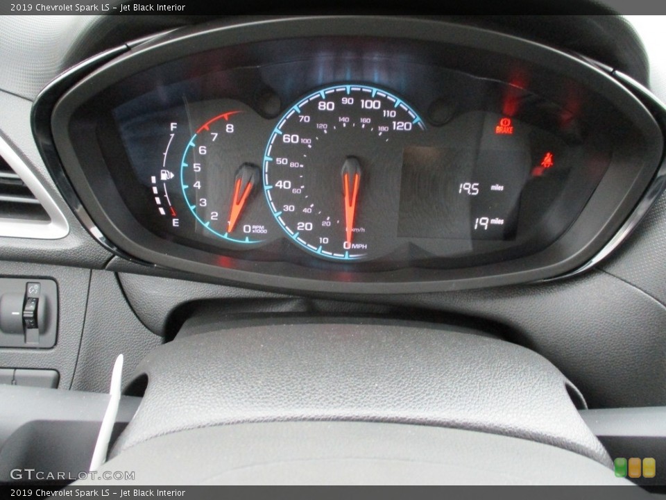 Jet Black Interior Gauges for the 2019 Chevrolet Spark LS #131257464
