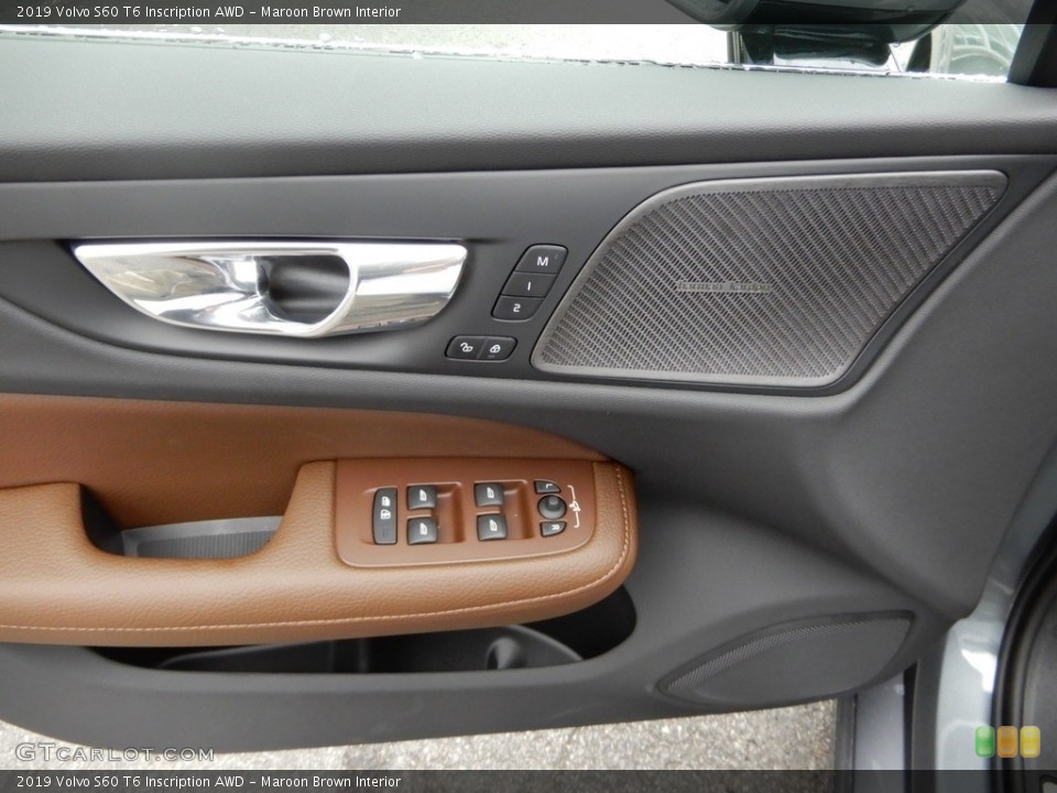 Maroon Brown Interior Door Panel for the 2019 Volvo S60 T6 Inscription AWD #131258535