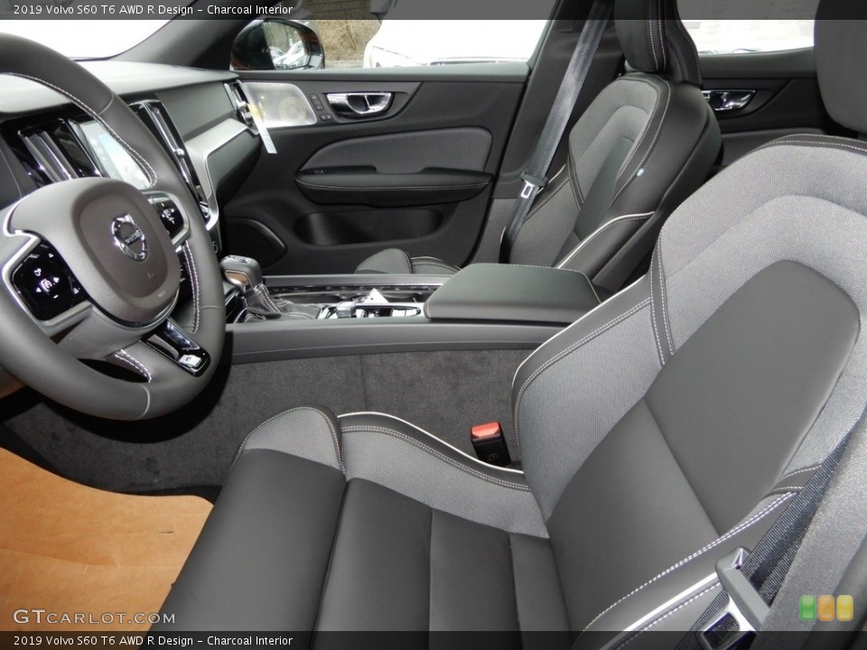 Charcoal Interior Front Seat for the 2019 Volvo S60 T6 AWD R Design #131258855