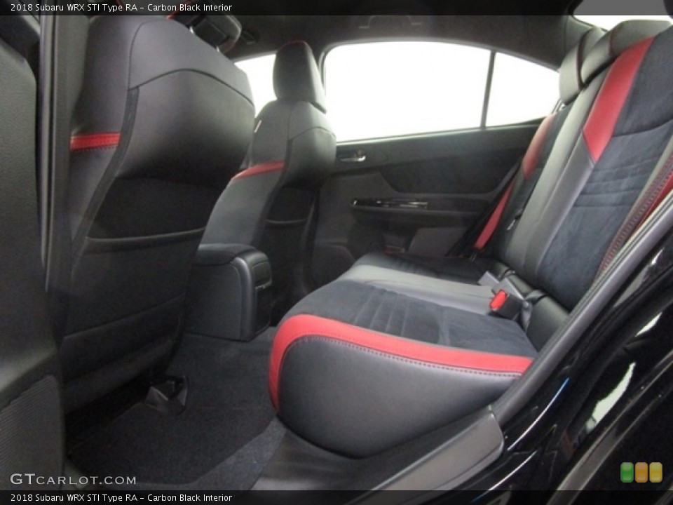 Carbon Black Interior Rear Seat for the 2018 Subaru WRX STI Type RA #131267148