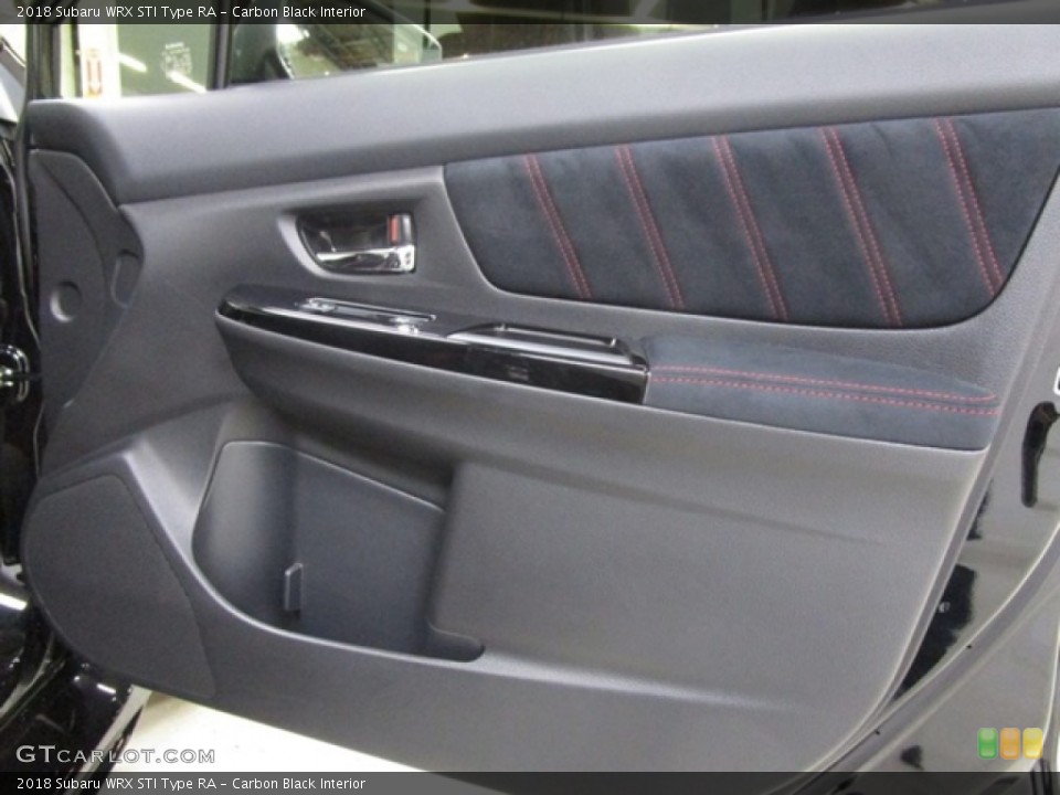 Carbon Black Interior Door Panel for the 2018 Subaru WRX STI Type RA #131267163