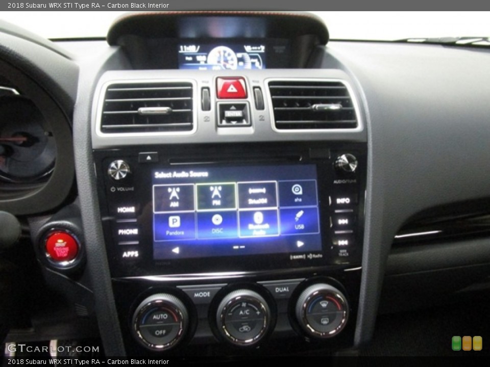 Carbon Black Interior Controls for the 2018 Subaru WRX STI Type RA #131267388