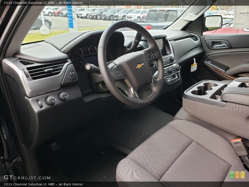 Jet Black Interior Front Seat for the 2019 Chevrolet Suburban LS 4WD #131269689