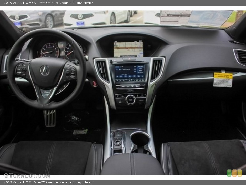 Ebony Interior Dashboard for the 2019 Acura TLX V6 SH-AWD A-Spec Sedan #131286165